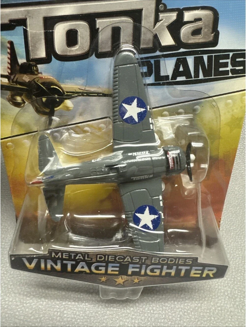 Tonka Planes Lot Of 4 Pontoon & Sea Rescue, Water Drop, Vintage Fighter Not Mint